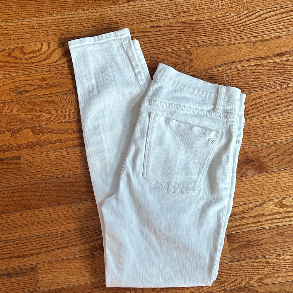 Madewell High riser White Denim Jeans